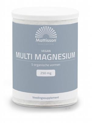 Mattisson Multi magnesium poeder vegan Mattisson Multi magnesium poeder vegan
