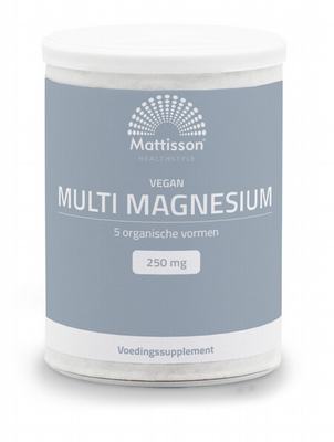 Mattisson Multi magnesium poeder vegan Mattisson Multi magnesium poeder vegan