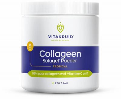Vitakruid Vitakruid Collageen Solugel poeder met vitamine C & D Tropic