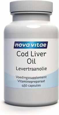 Nova Vitae Levertraanolie capsules