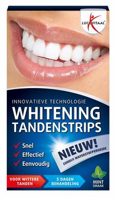 Lucovitaal Whitening tandenstrips mint