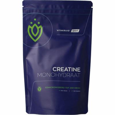 Vitakruid Vitakruid Creatine Monohydraat gemicroniseerd tot 200 mesh Vitakruid Vitakruid Creatine Monohydraat gemicroniseerd tot 200 mesh