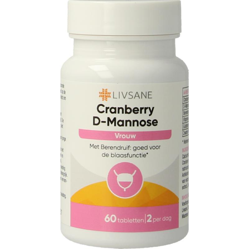 cranberry + d mannose ua 60tb