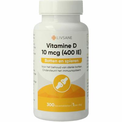 LIVSANE vitamine d 10mcg ua 300kt