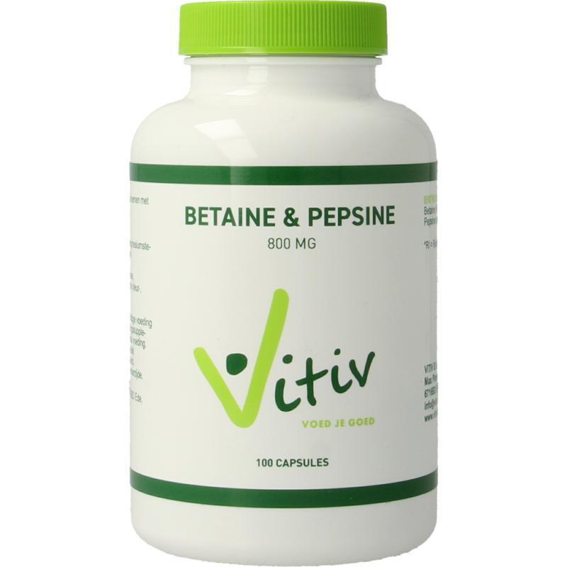 Betaine HCL & pepsine