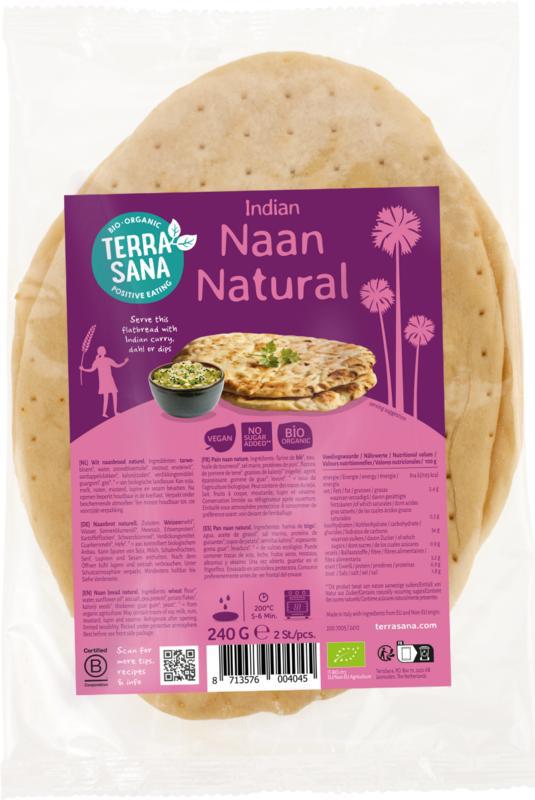 Naan naturel bio