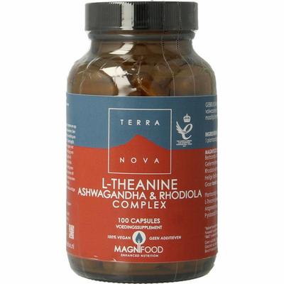 Terranova L-theanine ashwagandha & rhodiola complex