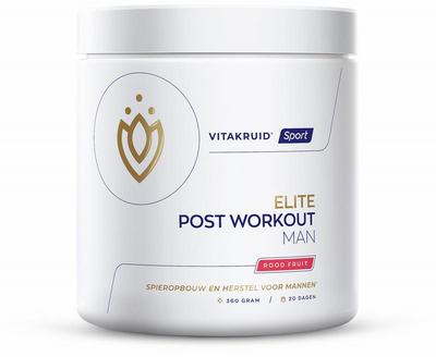 Vitakruid Vitakruid Elite post workout man BCAA 4:1:1 & elektrolyten Vitakruid Vitakruid Elite post workout man BCAA 4:1:1 & elektrolyten