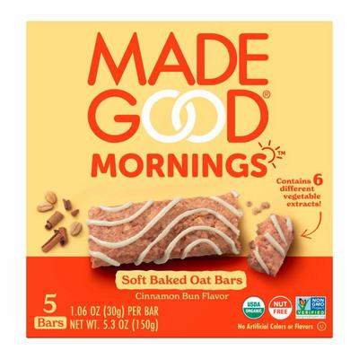 Madegood Morning bar cinnamon bun bio