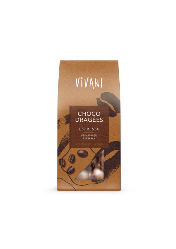 Choco dragees espressio bio
