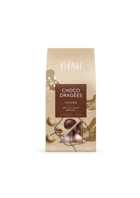 Choco dragees cashew bio