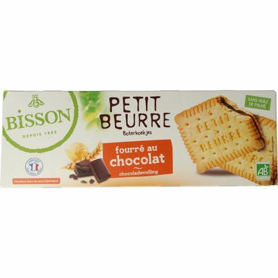 Bisson Petit beurre biscuit met chocolade bio