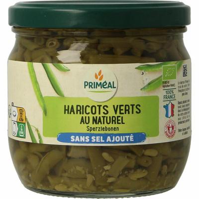 Primeal Haricot verts zonder toegevoegd zout bio