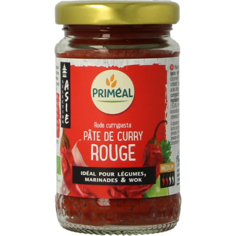 Rode curry pasta bio