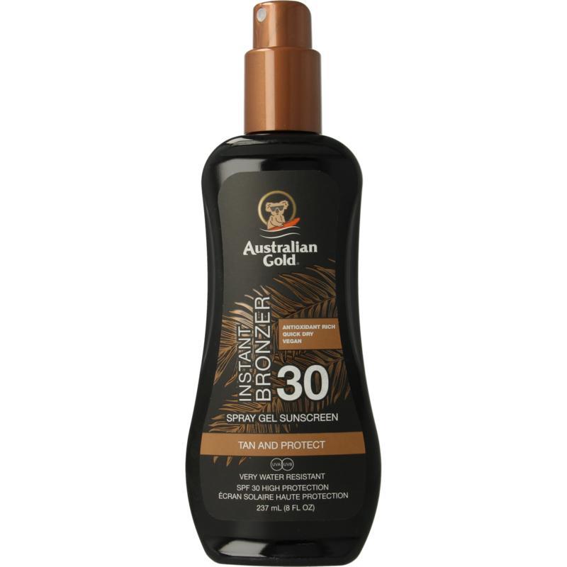Spray gel bronzer SPF30