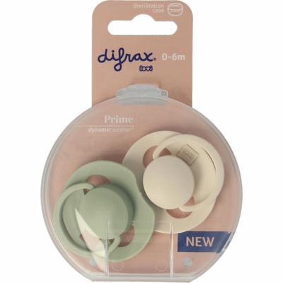 Difrax Fopspeen prime 0-6 maanden assorti