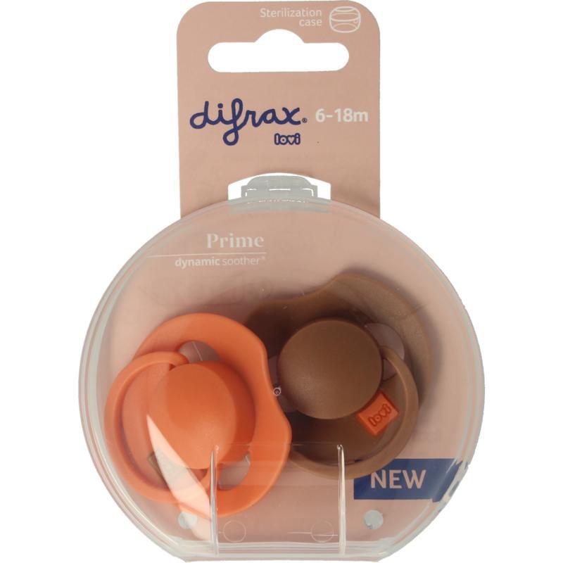 Fopspeen prime 6-18 maanden assorti