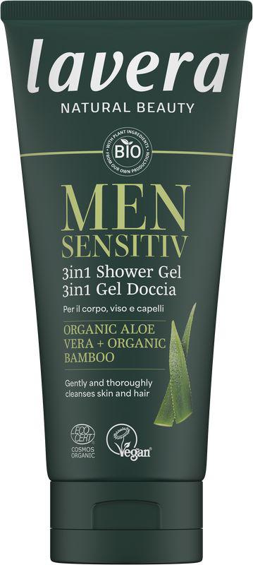Men sensitiv 3-in-1 showergel bio