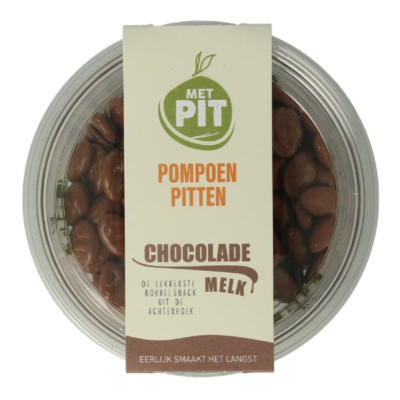Pompoenpitten melkchocolade