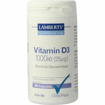 CLINICPACKS Vitamine D1000ie 25Mcg