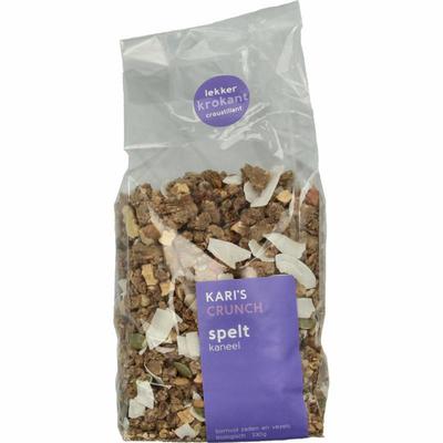 KARI'S CRUNCH granola spelt kaneel 330 gram