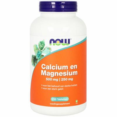 NOW Calcium 500mg magnesium 250mg