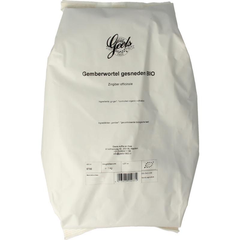 Gemberwortel gesneden bio