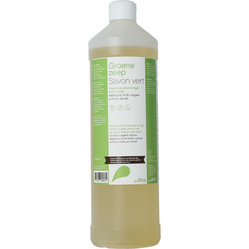 Groene zeep vloeibaar