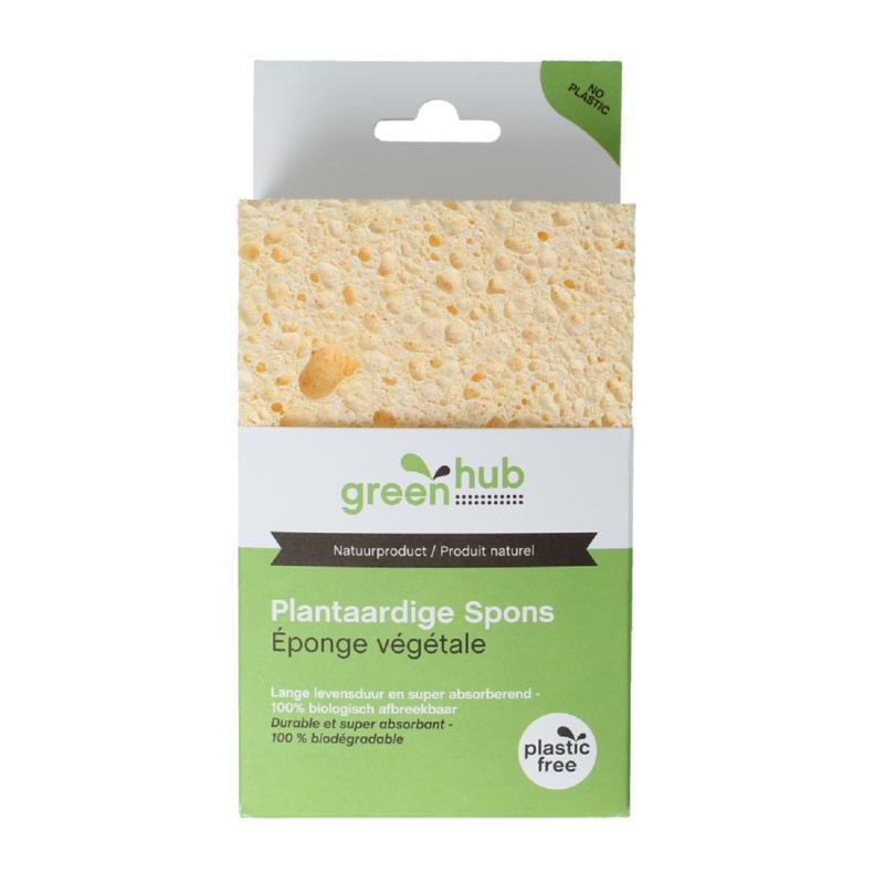 Spons plantaardig 14x9x3,5cm