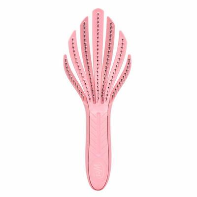 Wetbrush Go green curl detangler pink