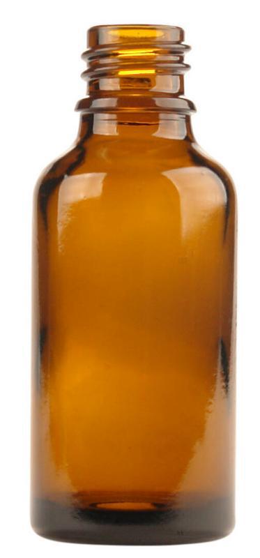 Flesje glas 30ml amber