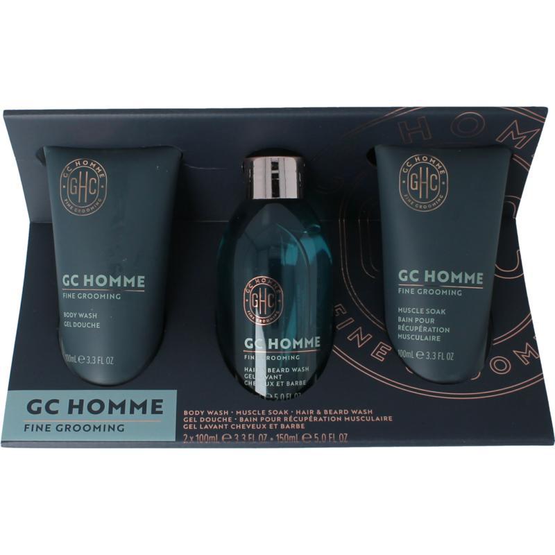 Daily essentials body cream & polisher + toilettas