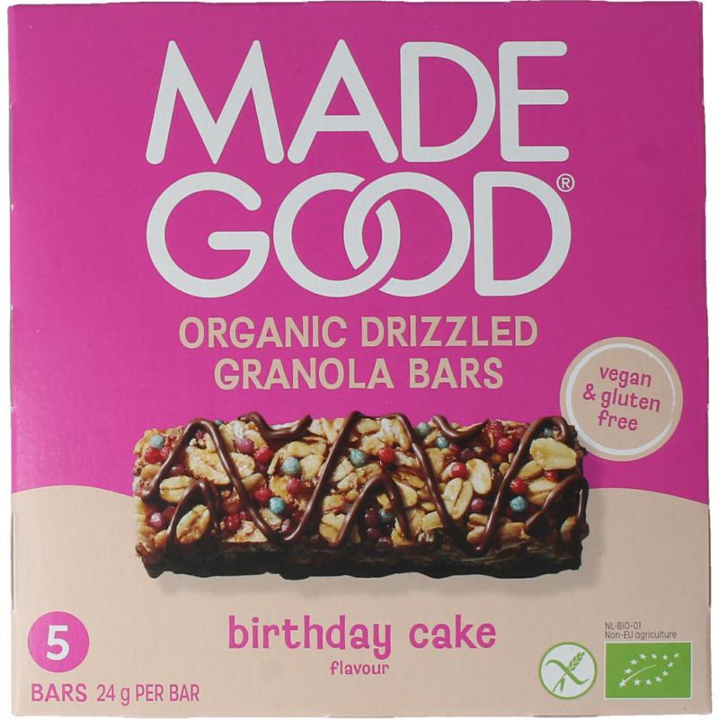 Granola bar birthday cake bio