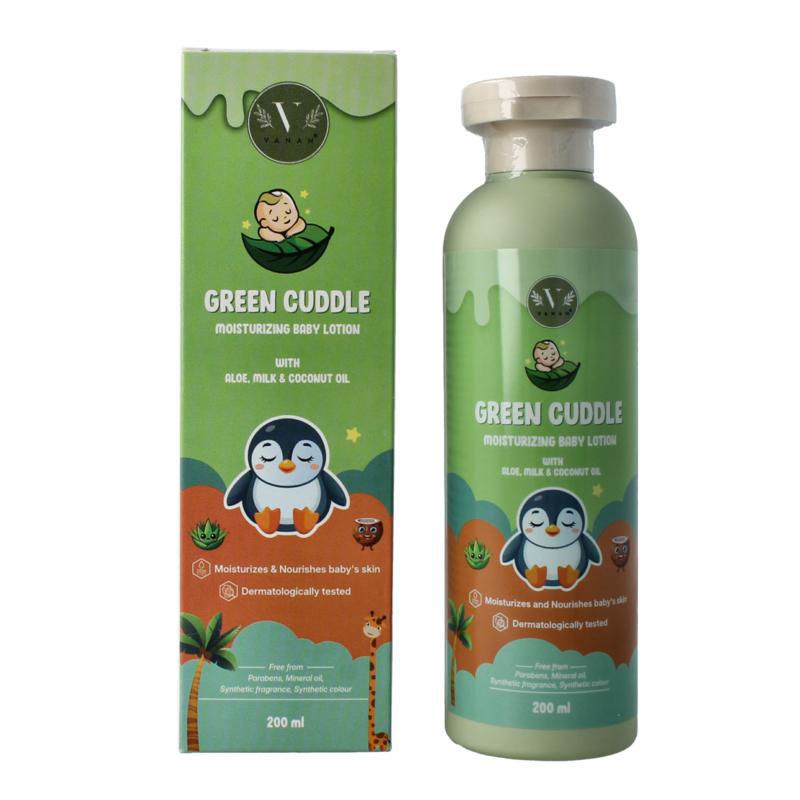 Green cuddle baby lotion moisturizing