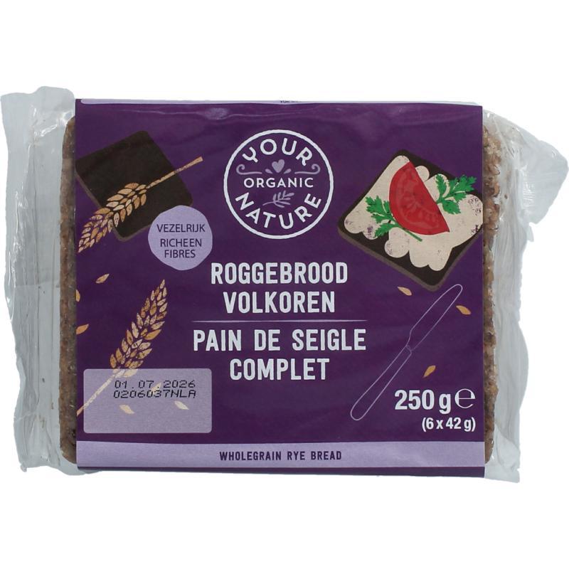 Roggebrood volkoren bio
