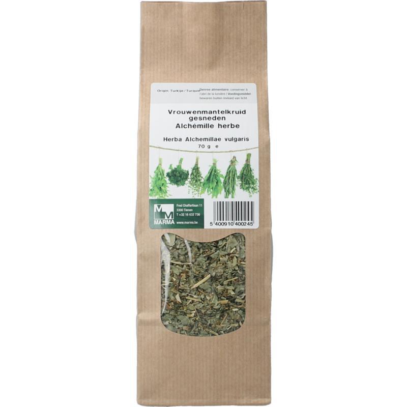 Vrouwenmantelkruid gesneden