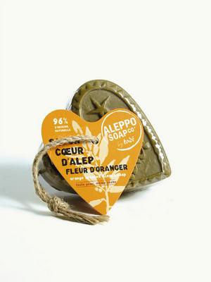 Aleppo Soap Co Savon d'Alep hart fleur de oranger met touw