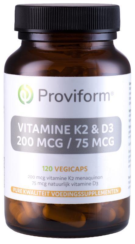 Vitamine K2 200mcg & D3 75mcg