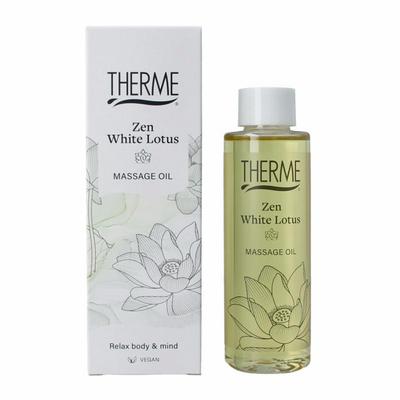 Therme Zen white lotus massage oil