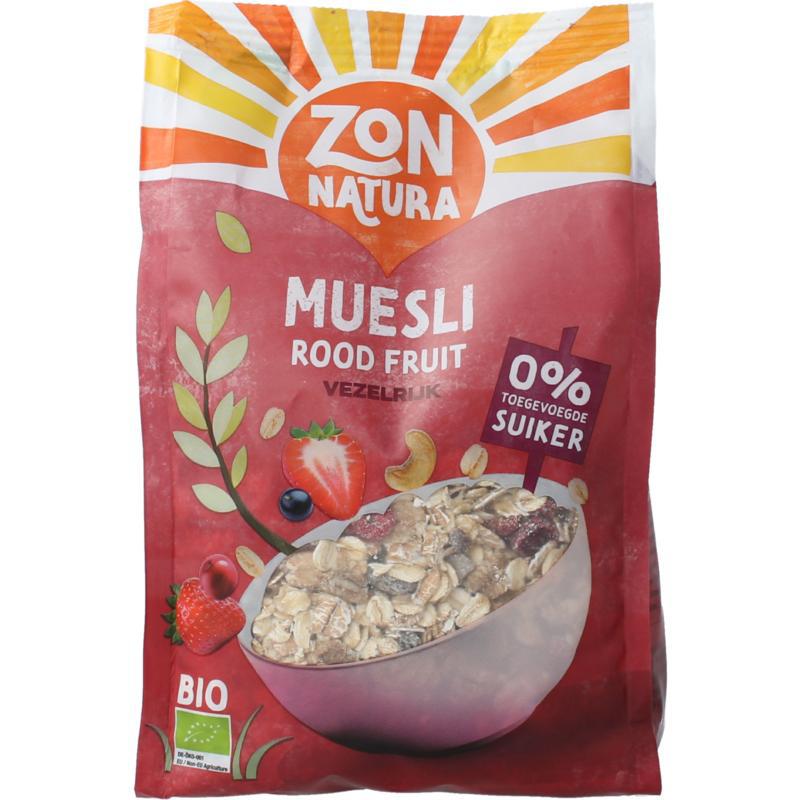 Muesli rood fruit bio