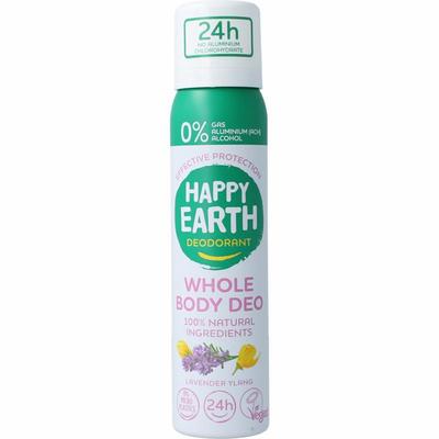 Happy Earth Deodorant bodyspray lavender ylang
