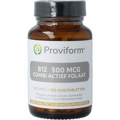 Proviform Vitamine B12 500mcg combi actief folaat