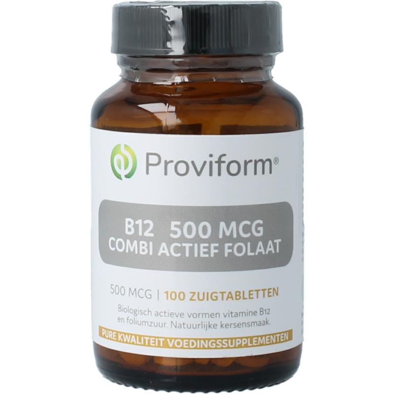 Vitamine B12 500mcg combi actief folaat