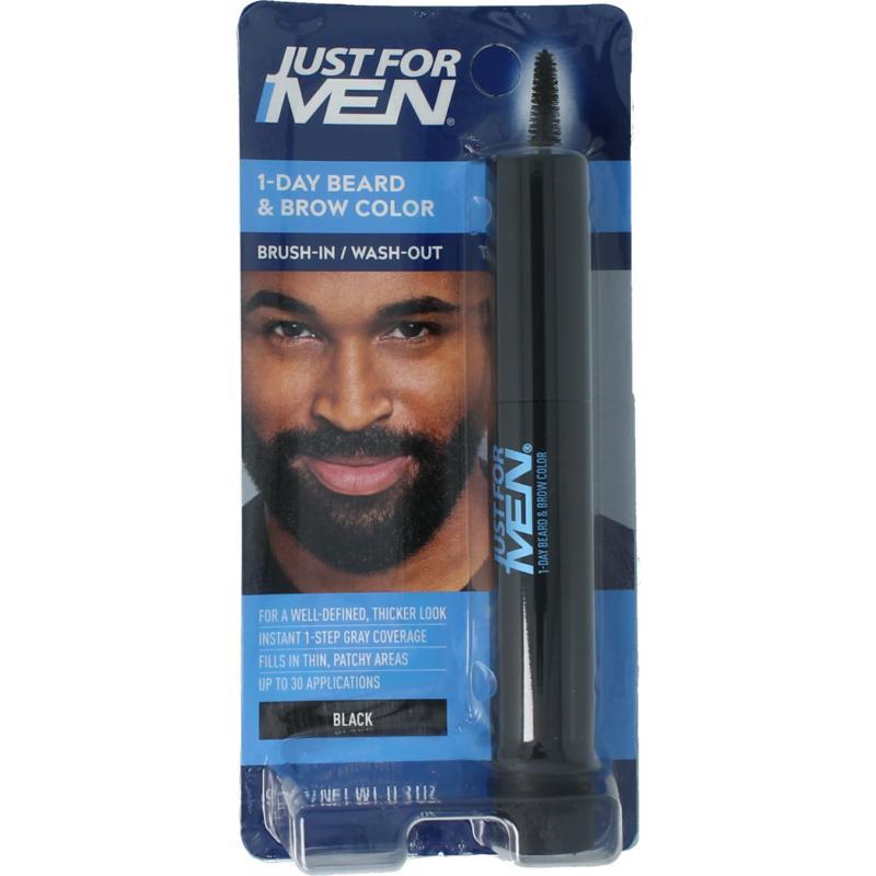 Baard / wenkbrauw zwart