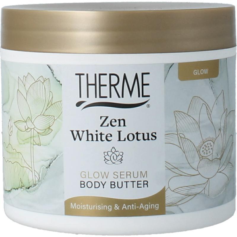 Zen white lotus glow serum bodybutter