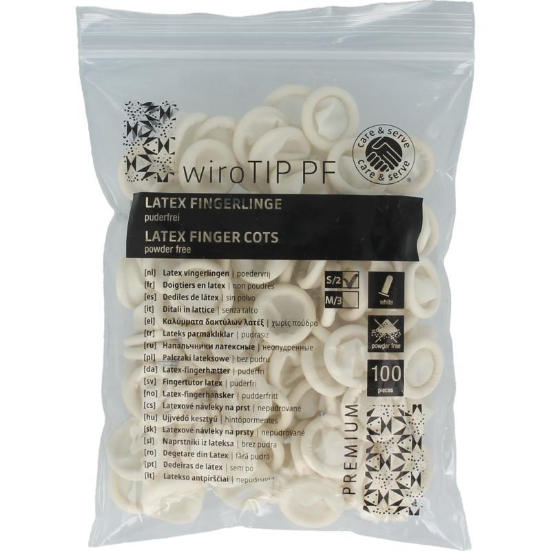 Vingercondoom latex maat S