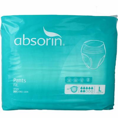 Absorin Comfort pants fit L