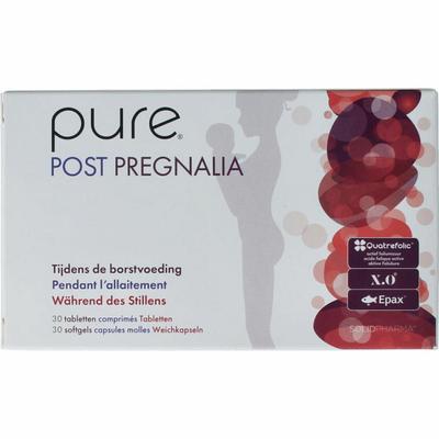 Pure Post pregnalia 30 tabletten & 30 softgels
