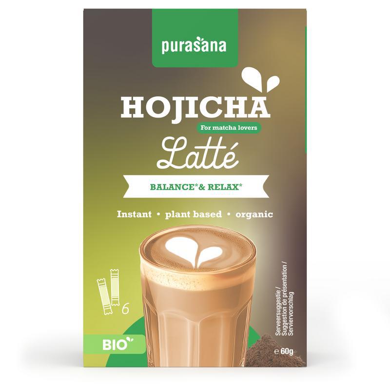 Instant hojicha latte 6x10g bio