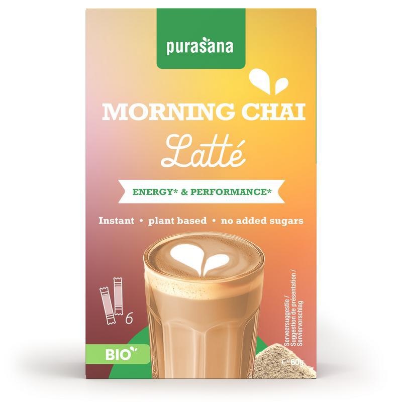 Instant morning chai latte 6x10g bio